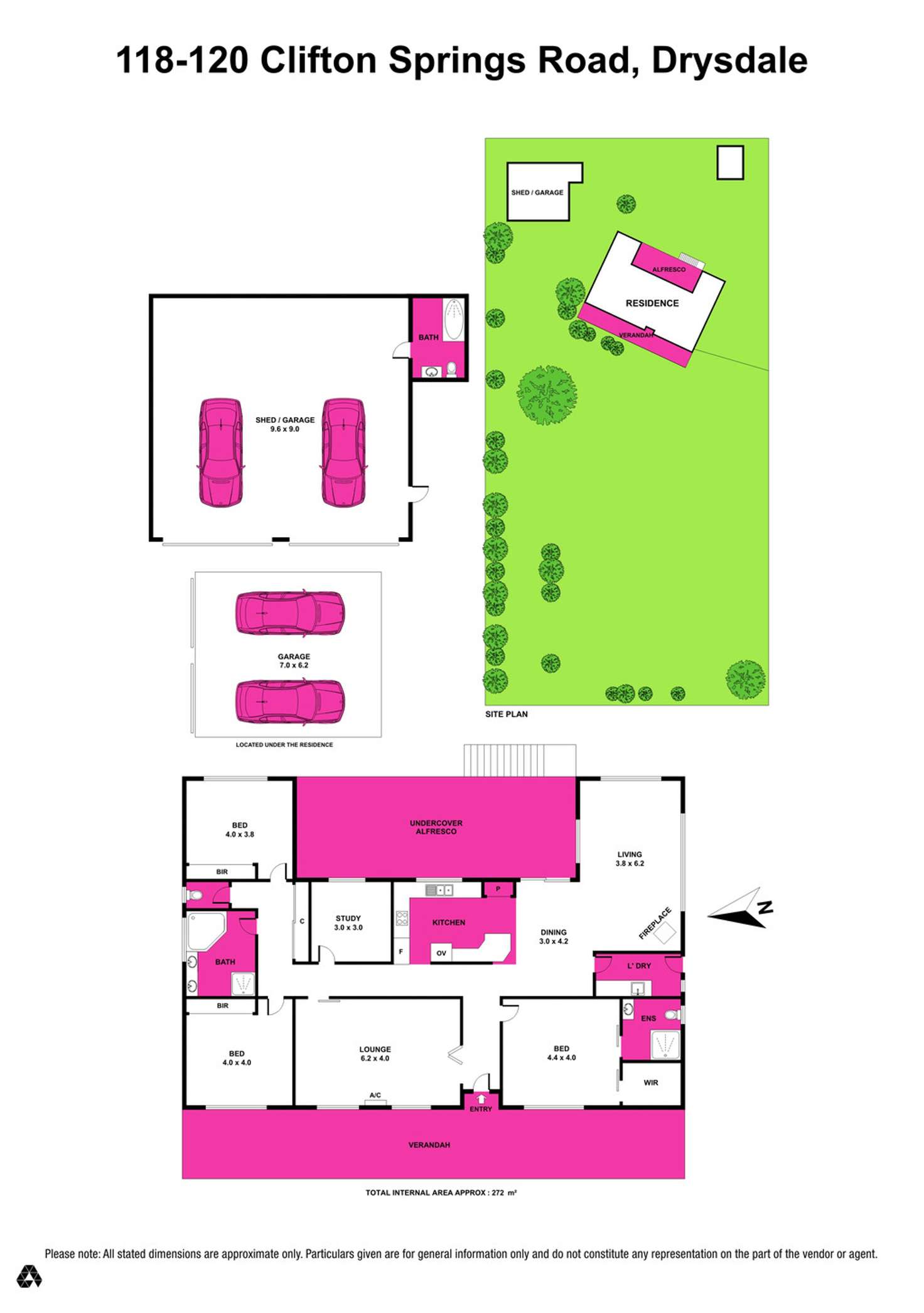Floorplan of Homely house listing, 118-120 Clifton Springs Road, Drysdale VIC 3222