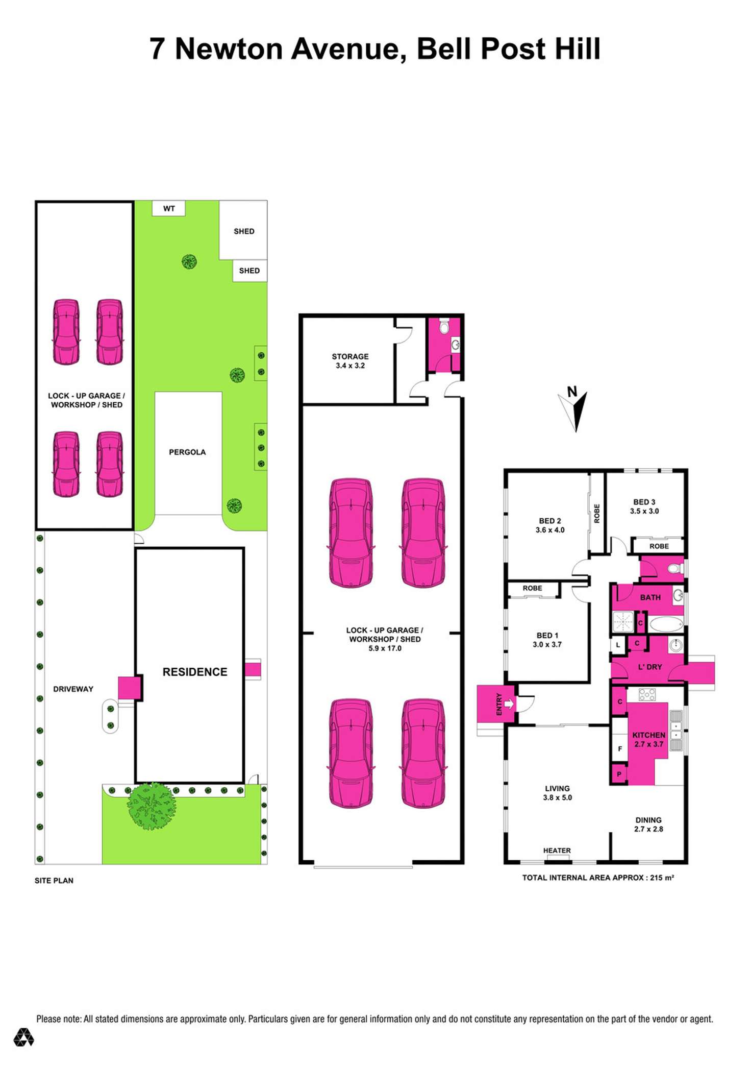 Floorplan of Homely house listing, 7 Newton Avenue, Bell Post Hill VIC 3215