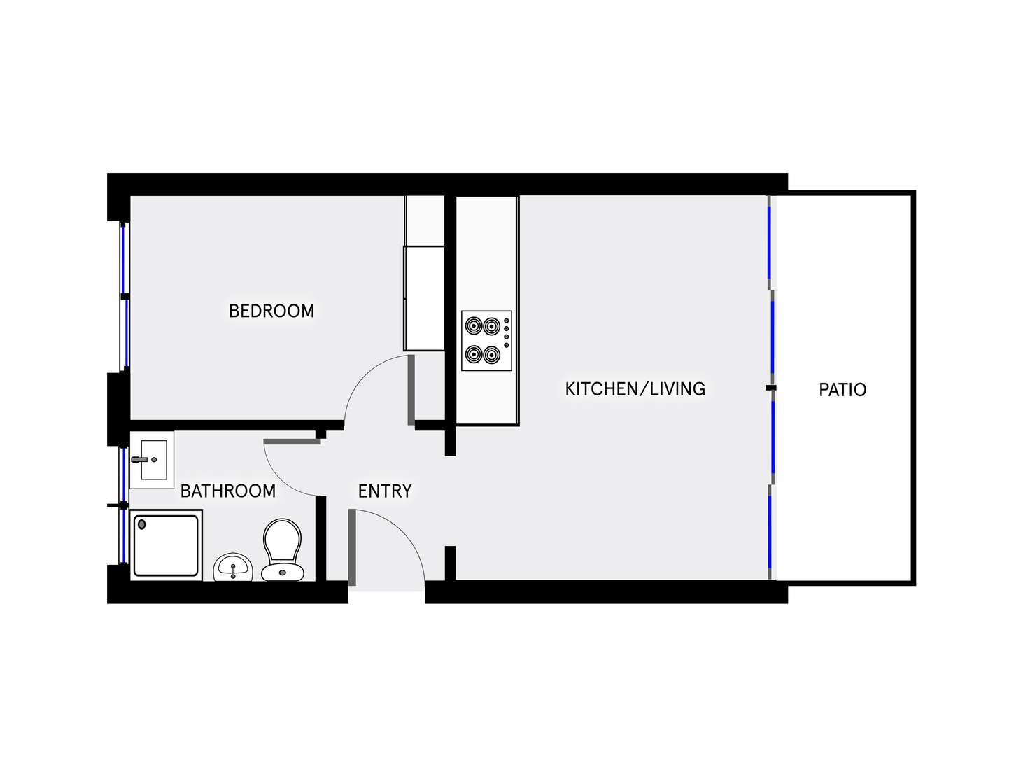 Floorplan of Homely unit listing, 19/4 Wilkins Street, Mawson ACT 2607