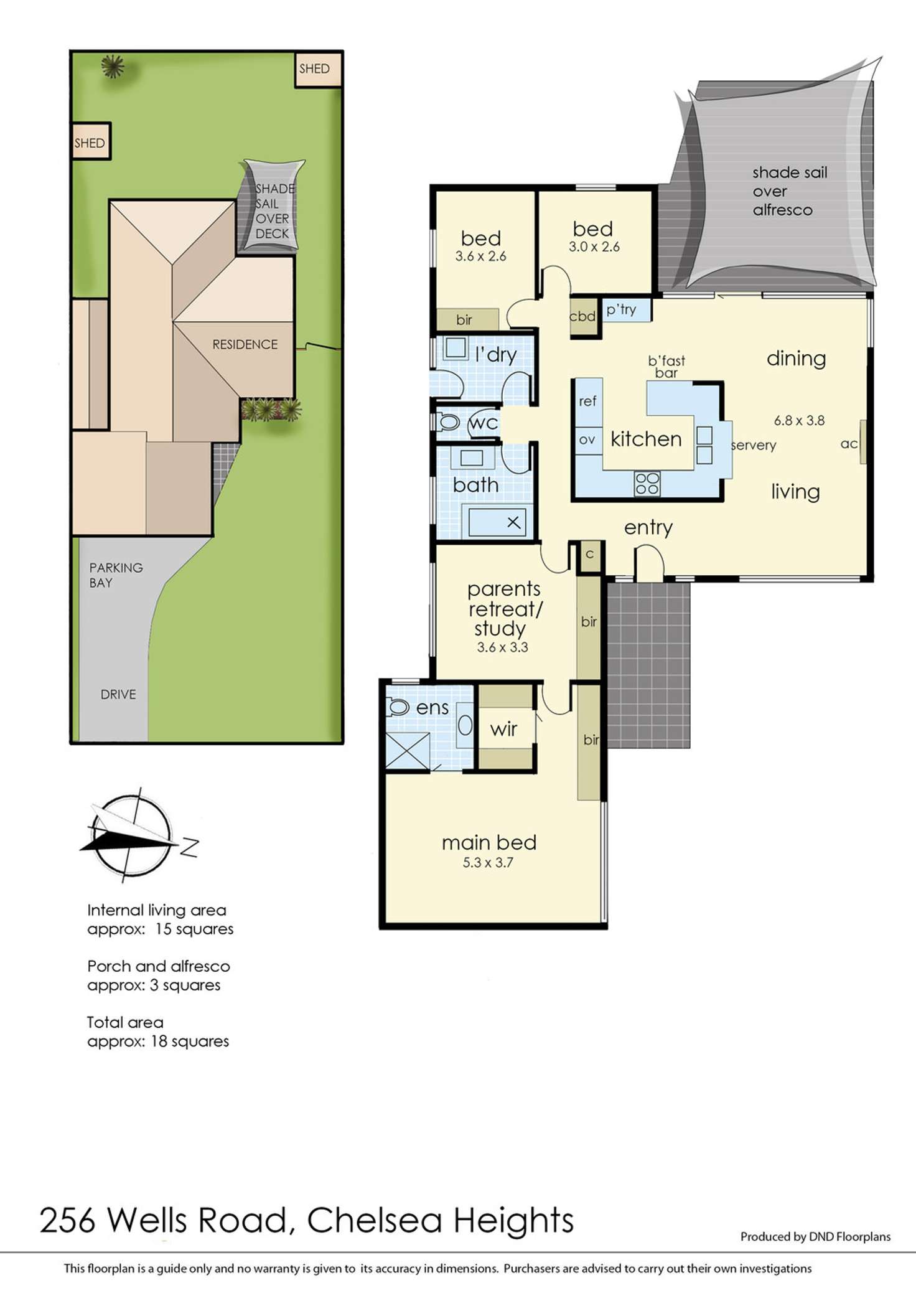 Floorplan of Homely house listing, 256 Wells Road, Chelsea Heights VIC 3196