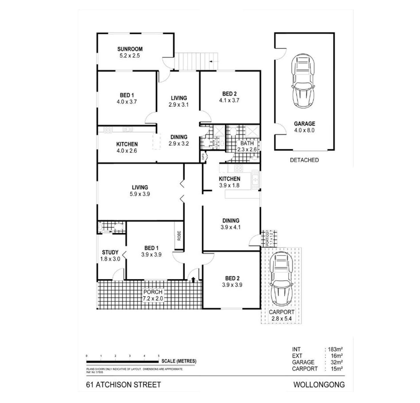 Floorplan of Homely house listing, 61 Atchison Street, Wollongong NSW 2500