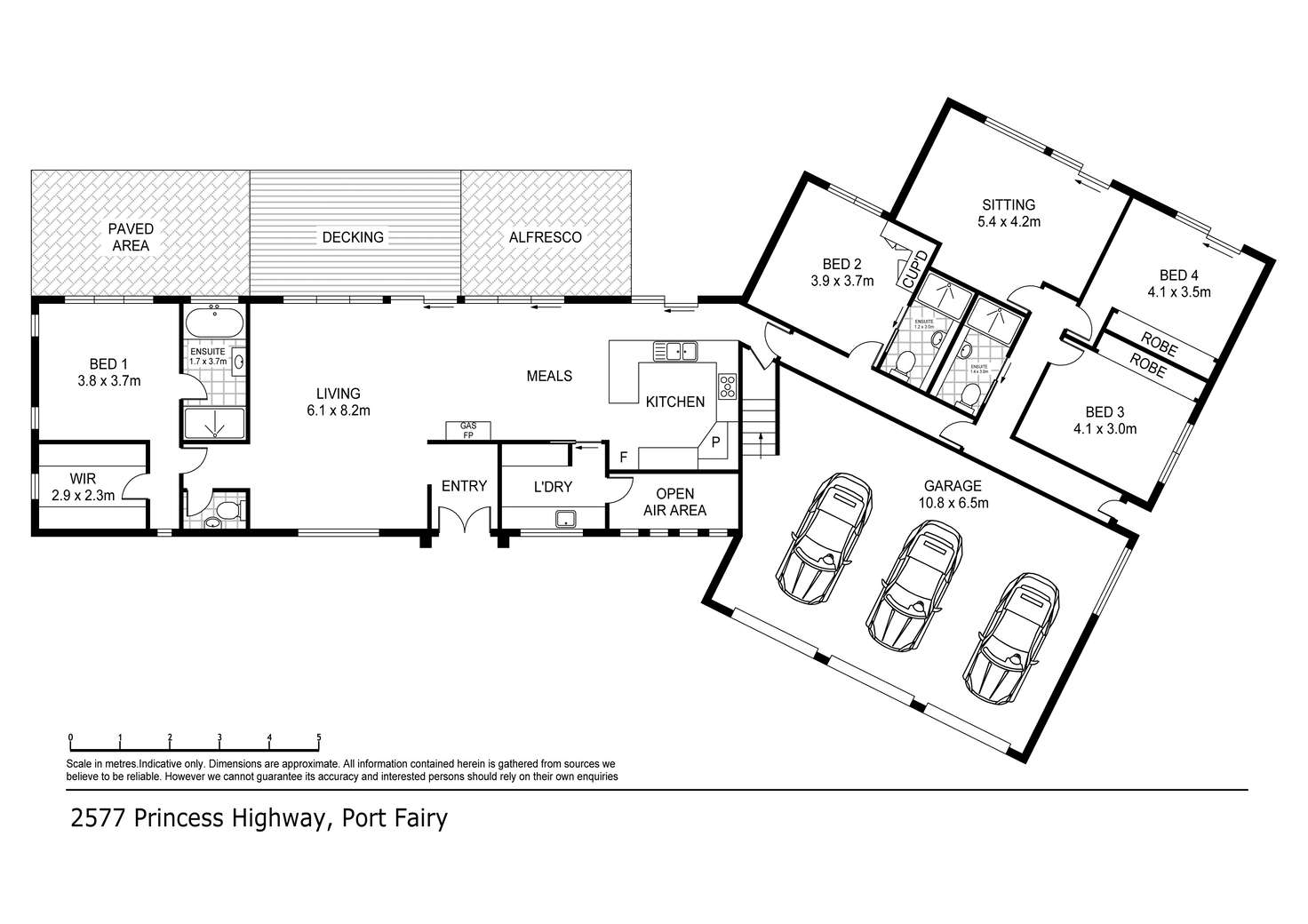 Floorplan of Homely house listing, 2577A Princes Hwy, Port Fairy VIC 3284