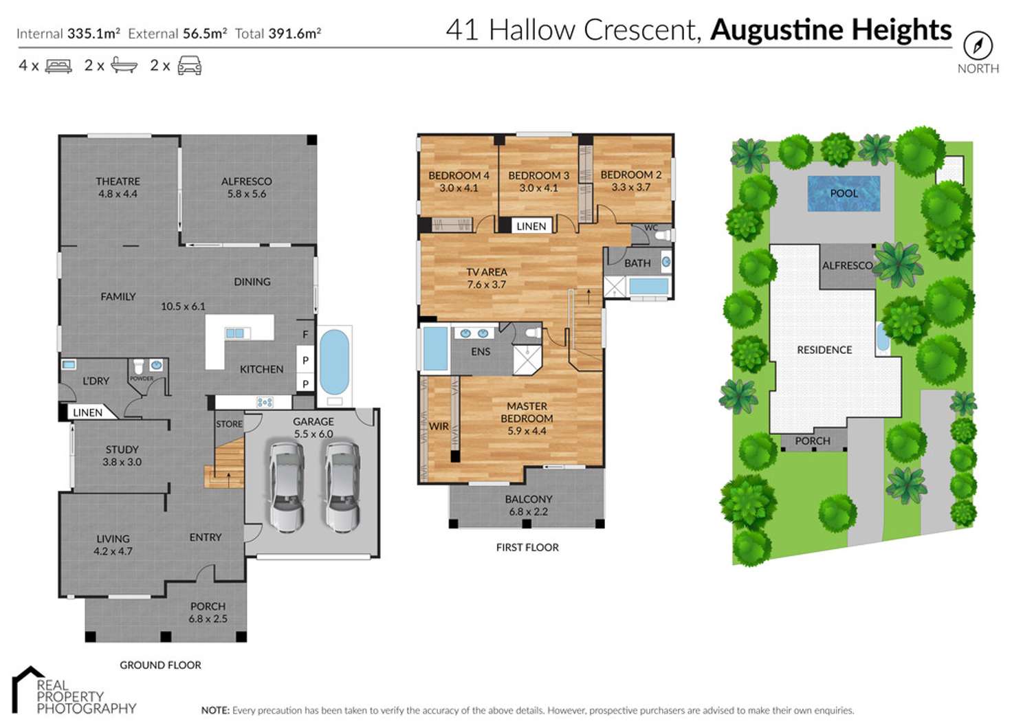 Floorplan of Homely house listing, 41 Hallow Crescent, Augustine Heights QLD 4300