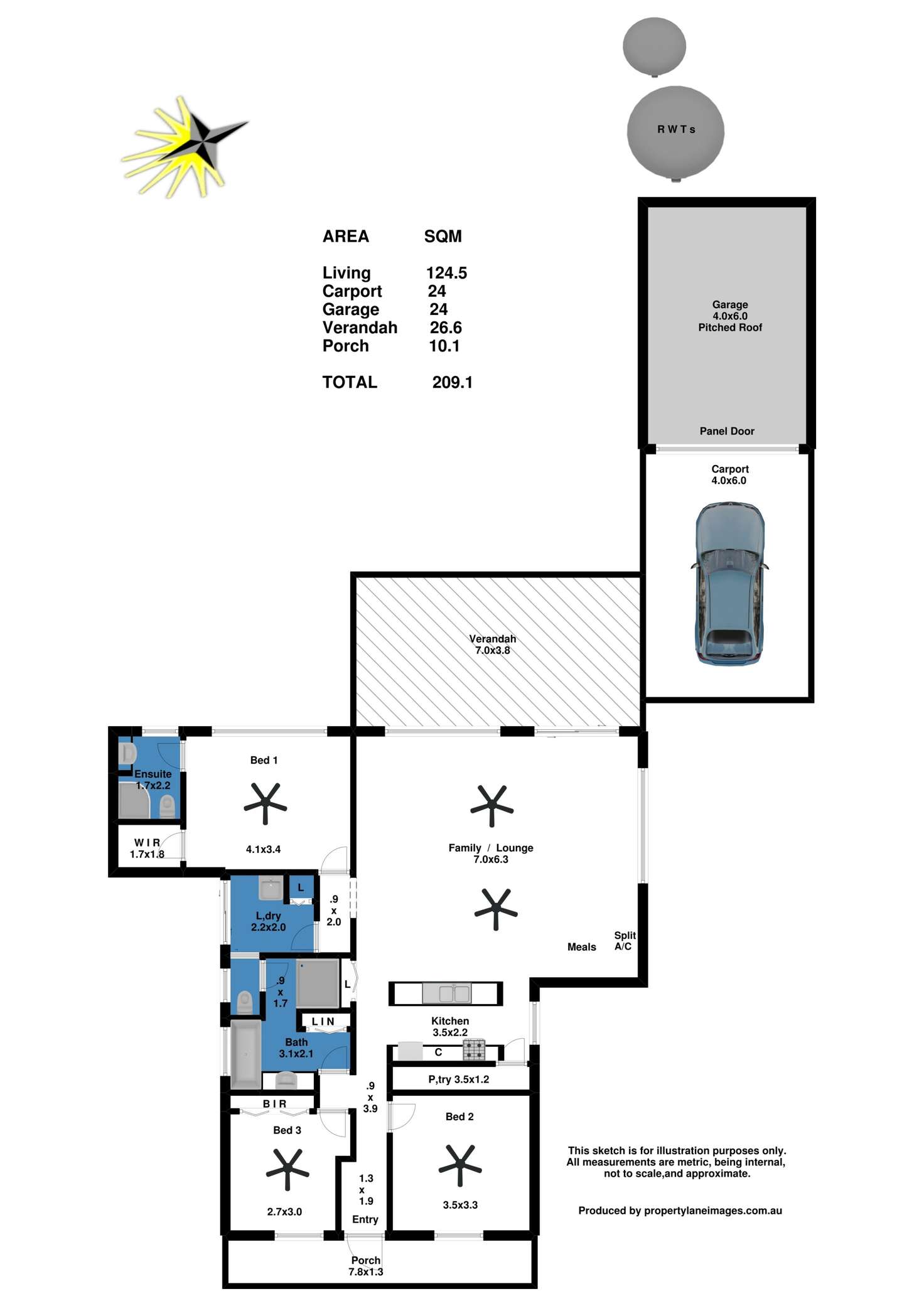 Floorplan of Homely house listing, 10 James Street, Kapunda SA 5373