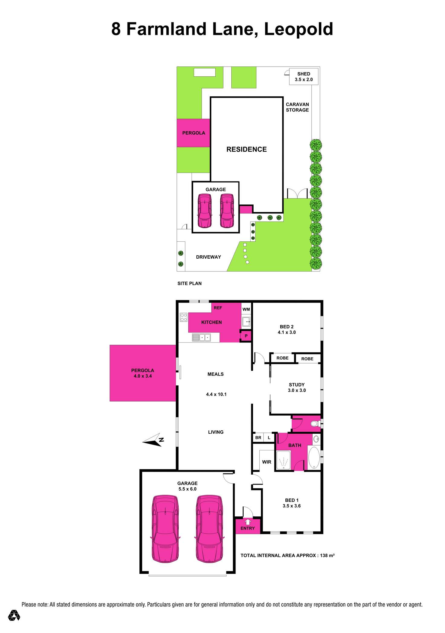 Floorplan of Homely house listing, 8 Farmland Lane, Leopold VIC 3224