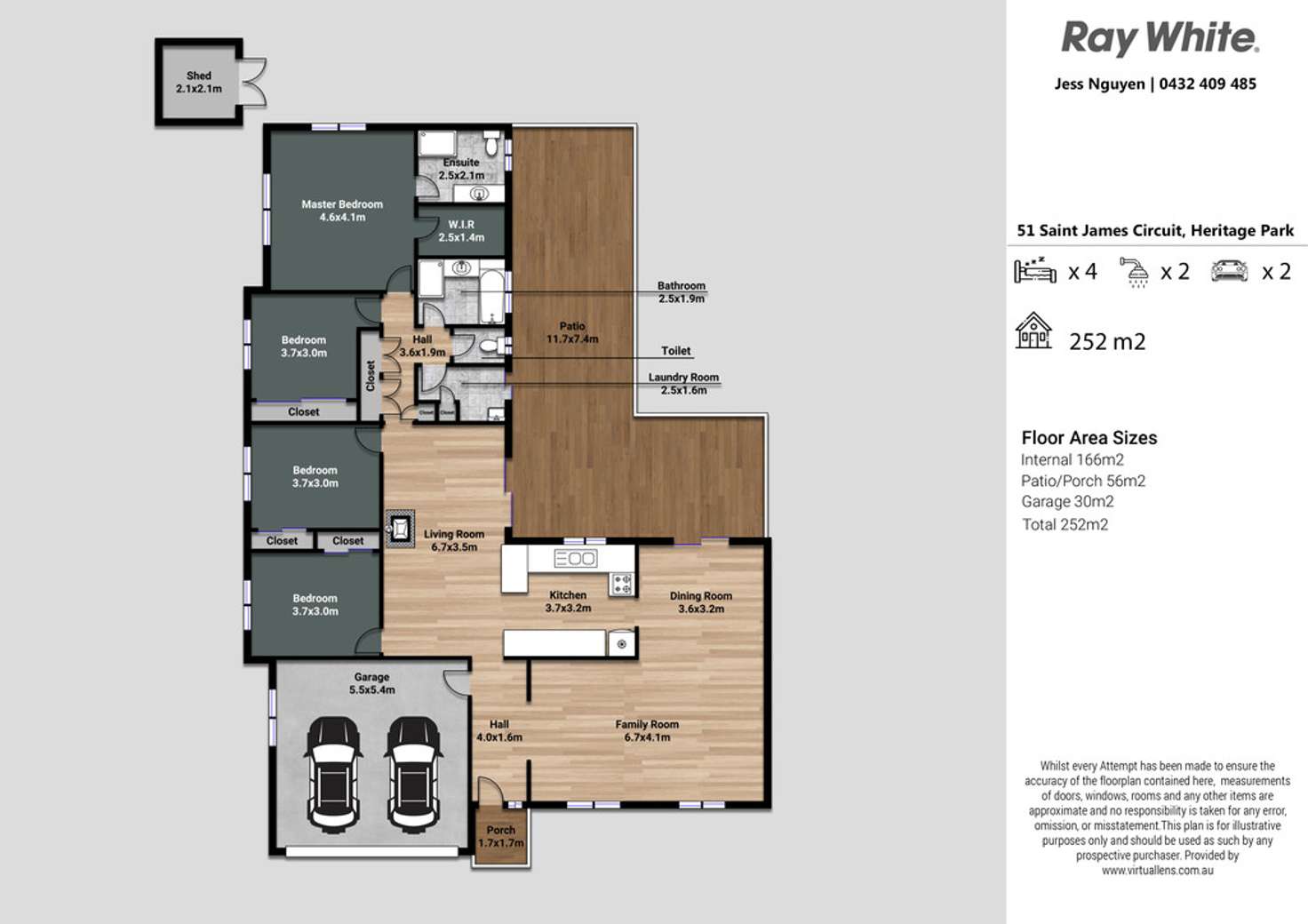 Floorplan of Homely house listing, 51 Saint James Circuit, Heritage Park QLD 4118