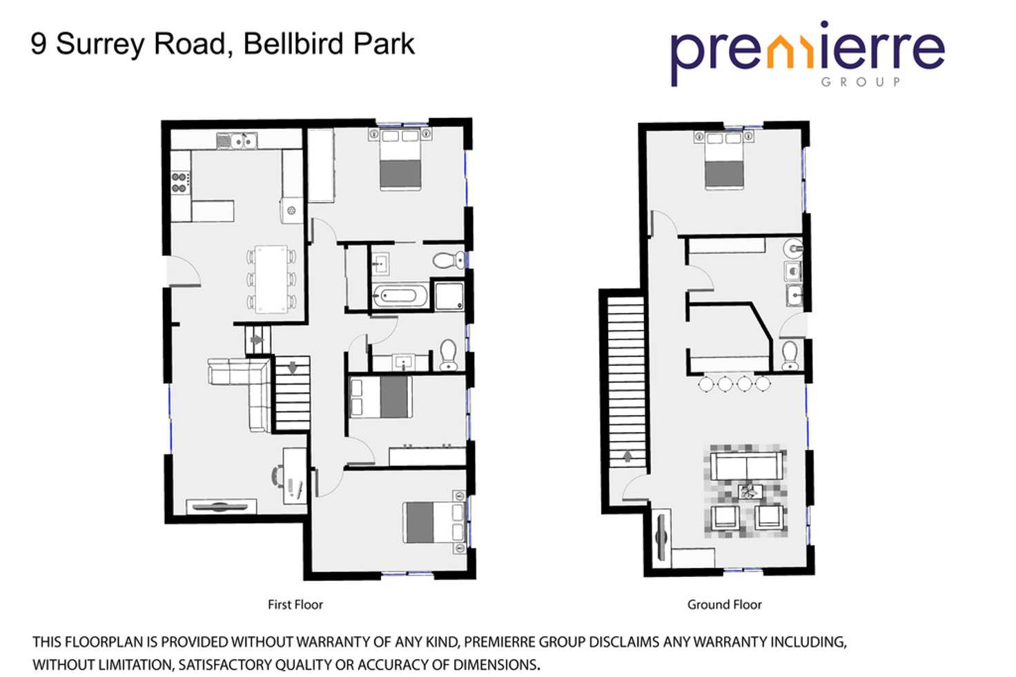 Floorplan of Homely house listing, 9 Surrey Road, Bellbird Park QLD 4300