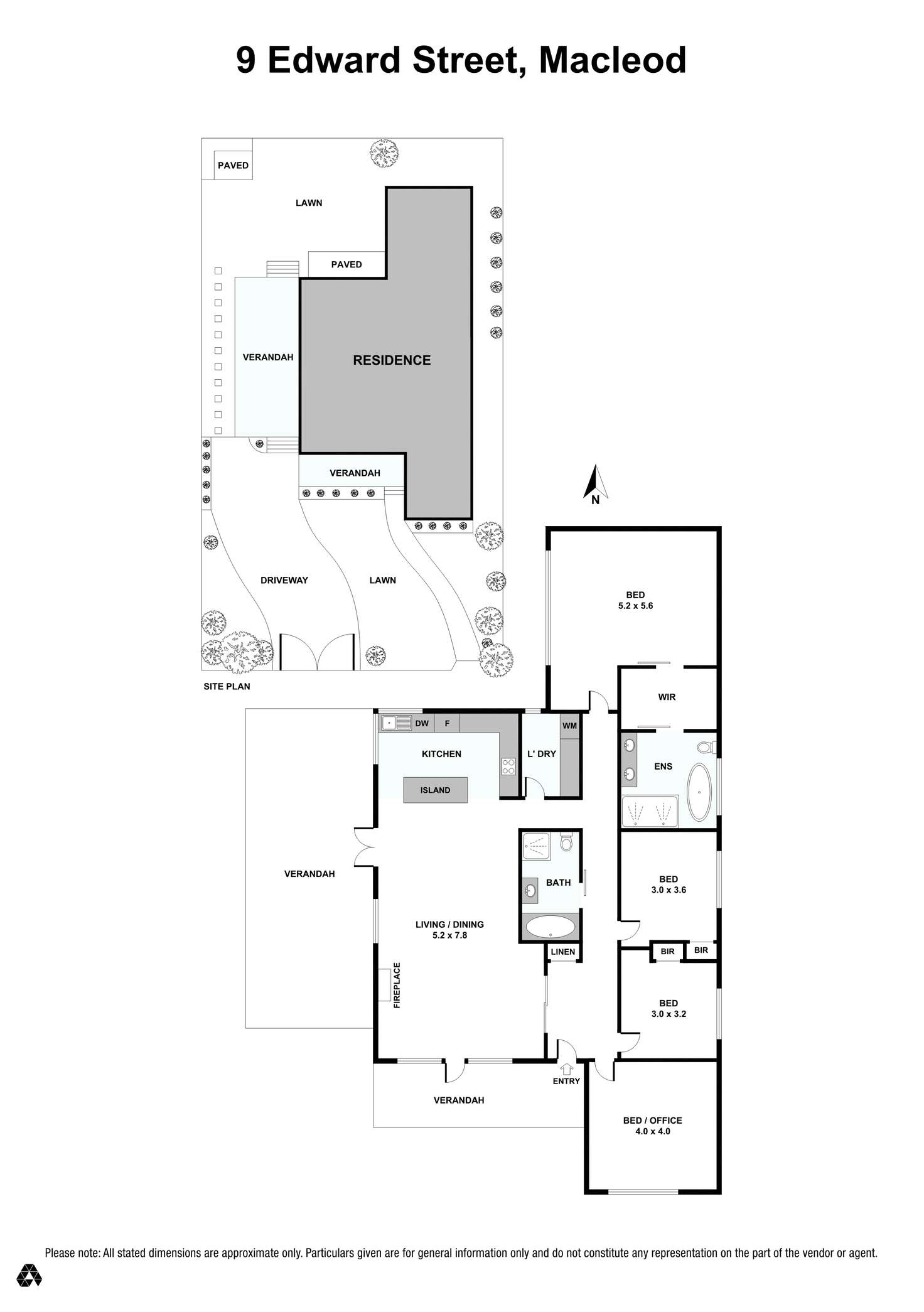 Floorplan of Homely house listing, 9 Edward Street, Macleod VIC 3085