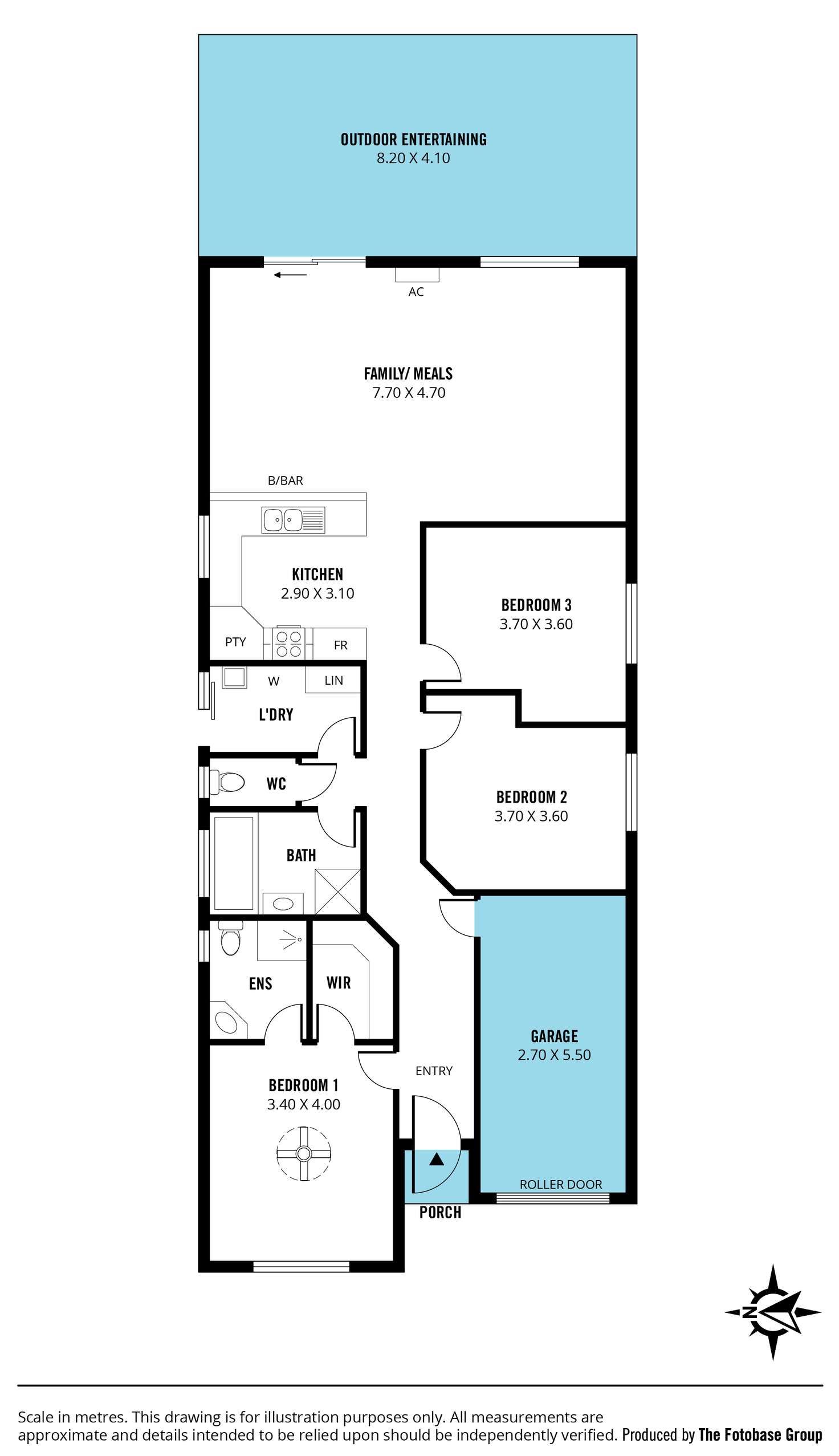 Floorplan of Homely house listing, 4 Angel Avenue, Seaford SA 5169