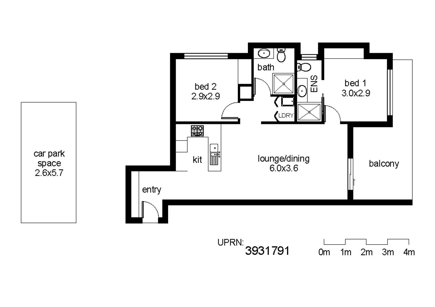 Floorplan of Homely unit listing, Address available on request