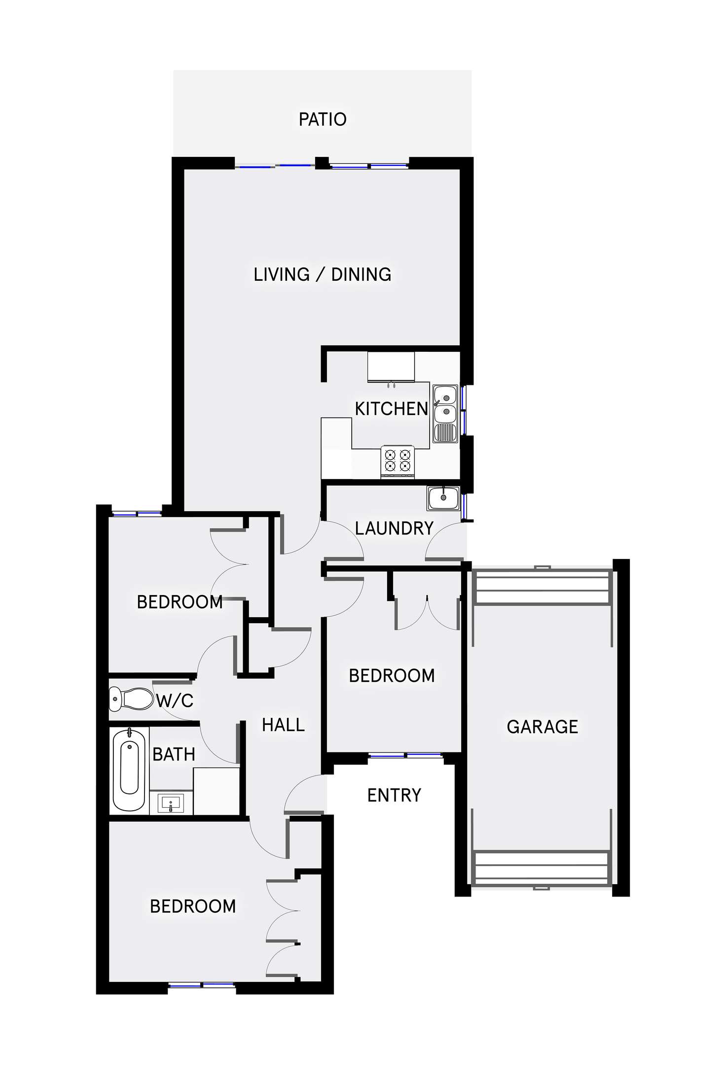 Floorplan of Homely house listing, 4 Tindall Place, Conder ACT 2906