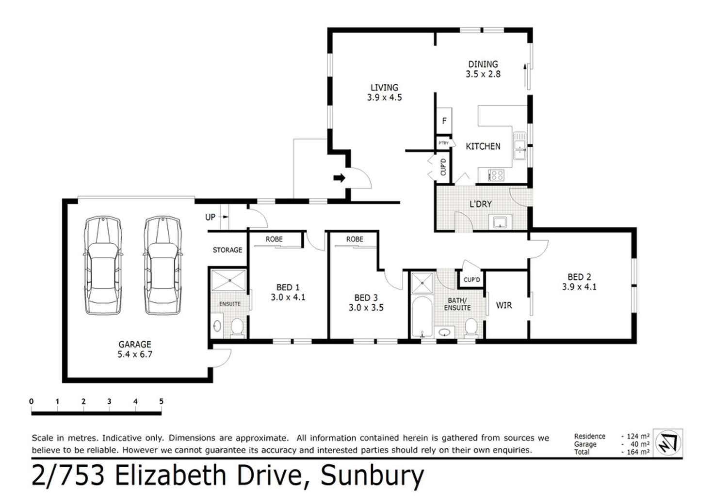 Floorplan of Homely house listing, 2/753 Elizabeth Drive, Sunbury VIC 3429