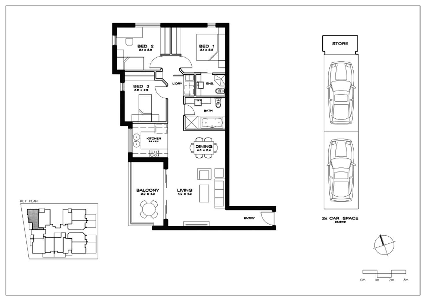 Floorplan of Homely apartment listing, 102/73-77 Courallie Avenue, Homebush West NSW 2140