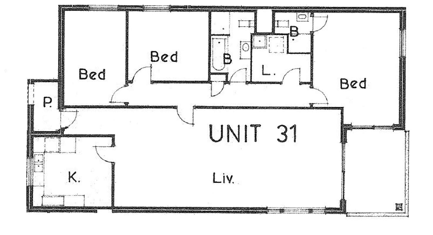 Floorplan of Homely apartment listing, 31/39 South Perth Esplanade, South Perth WA 6151