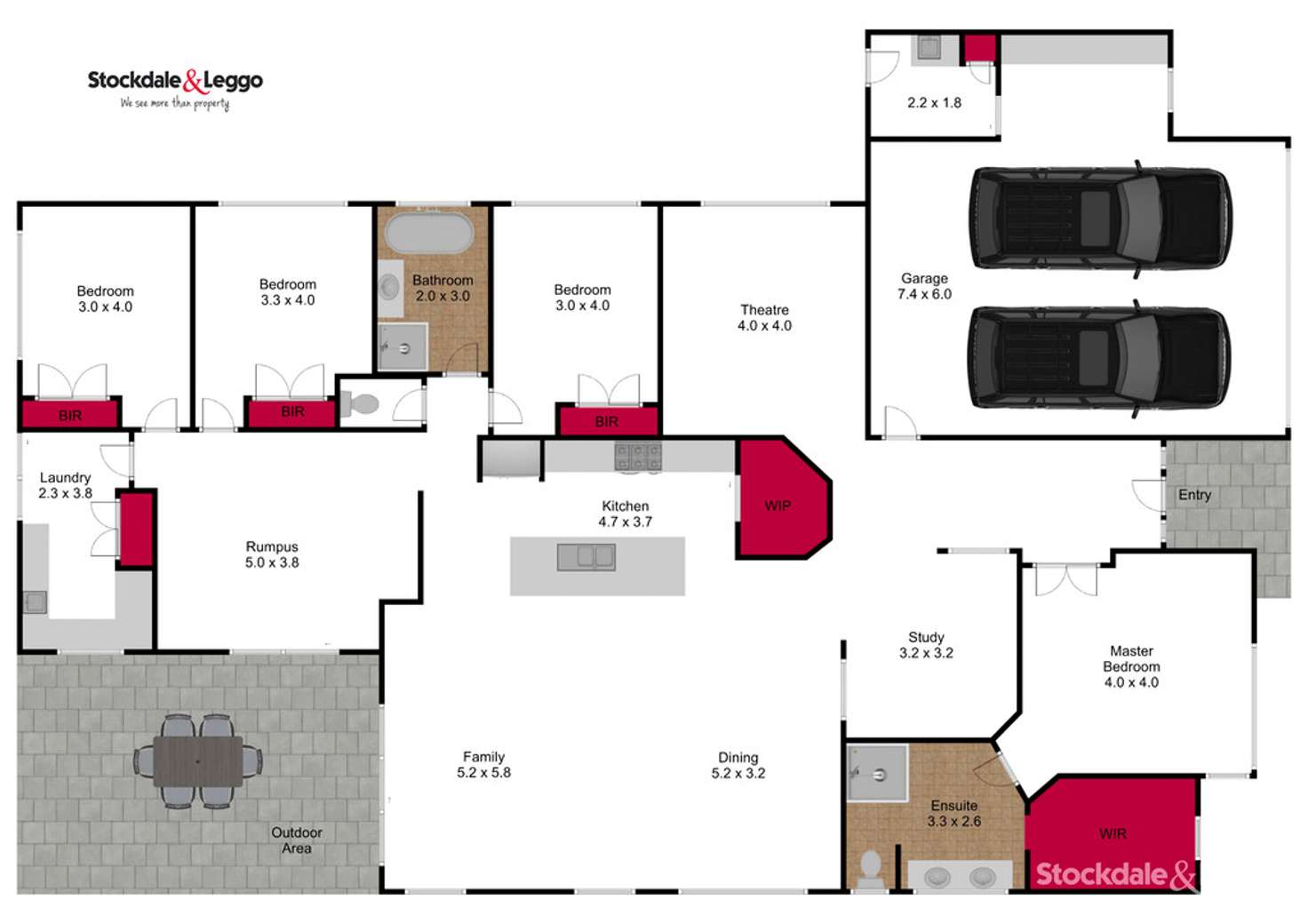 Floorplan of Homely house listing, 152 Cross's Road, Traralgon VIC 3844