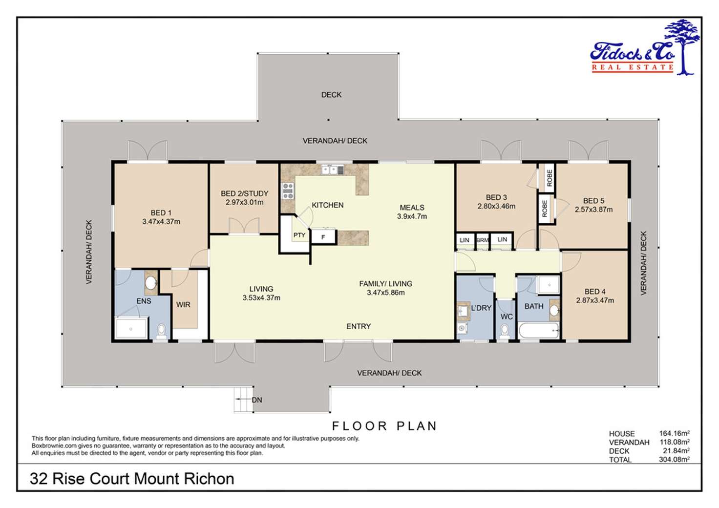 Floorplan of Homely house listing, 32 Rise Court, Mount Richon WA 6112