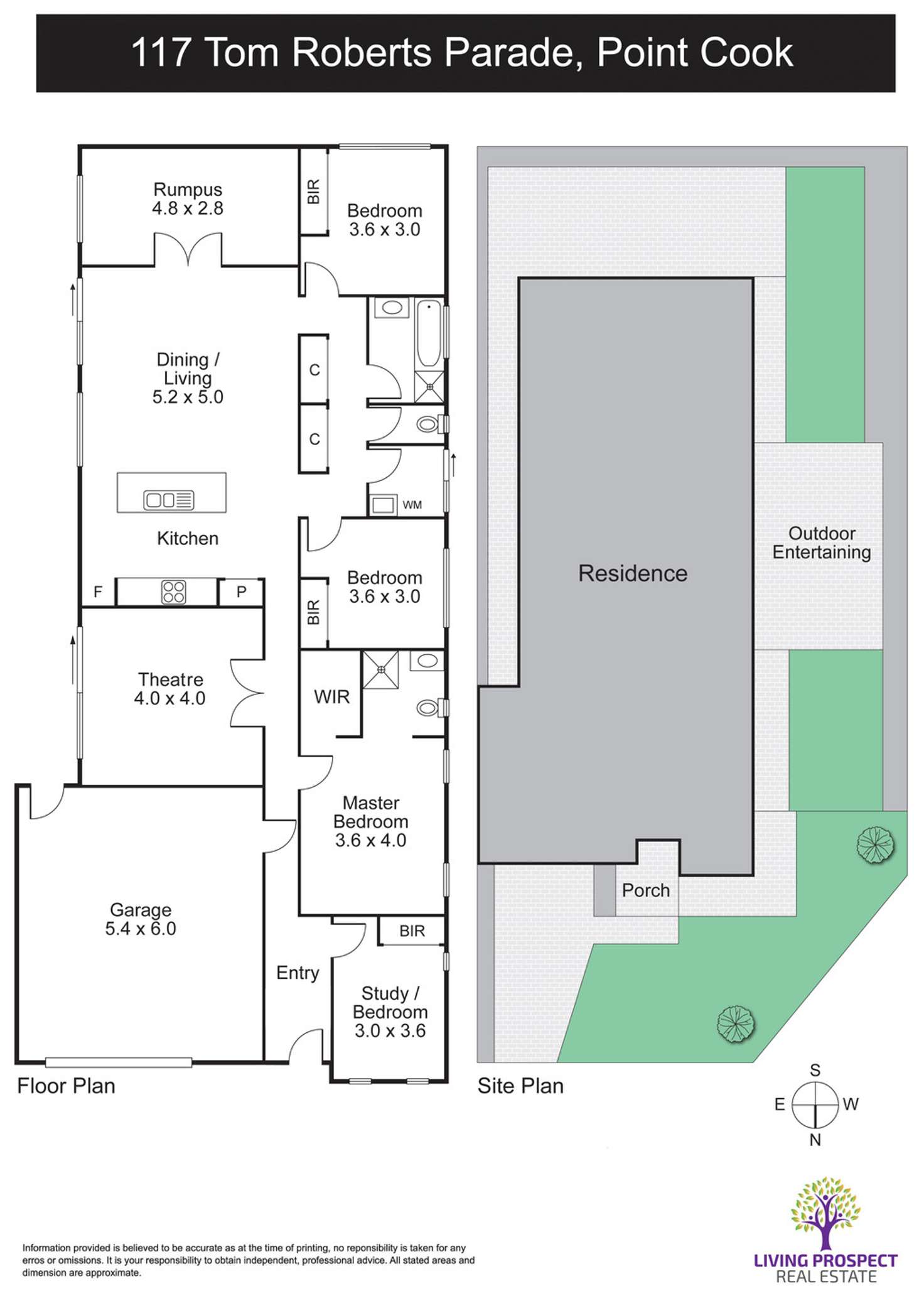 Floorplan of Homely house listing, 117 Tom Roberts Parade, Point Cook VIC 3030