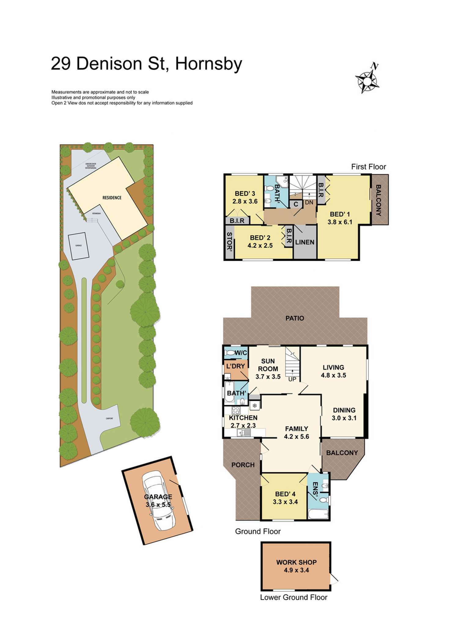 Floorplan of Homely house listing, 29 Denison Street, Hornsby NSW 2077