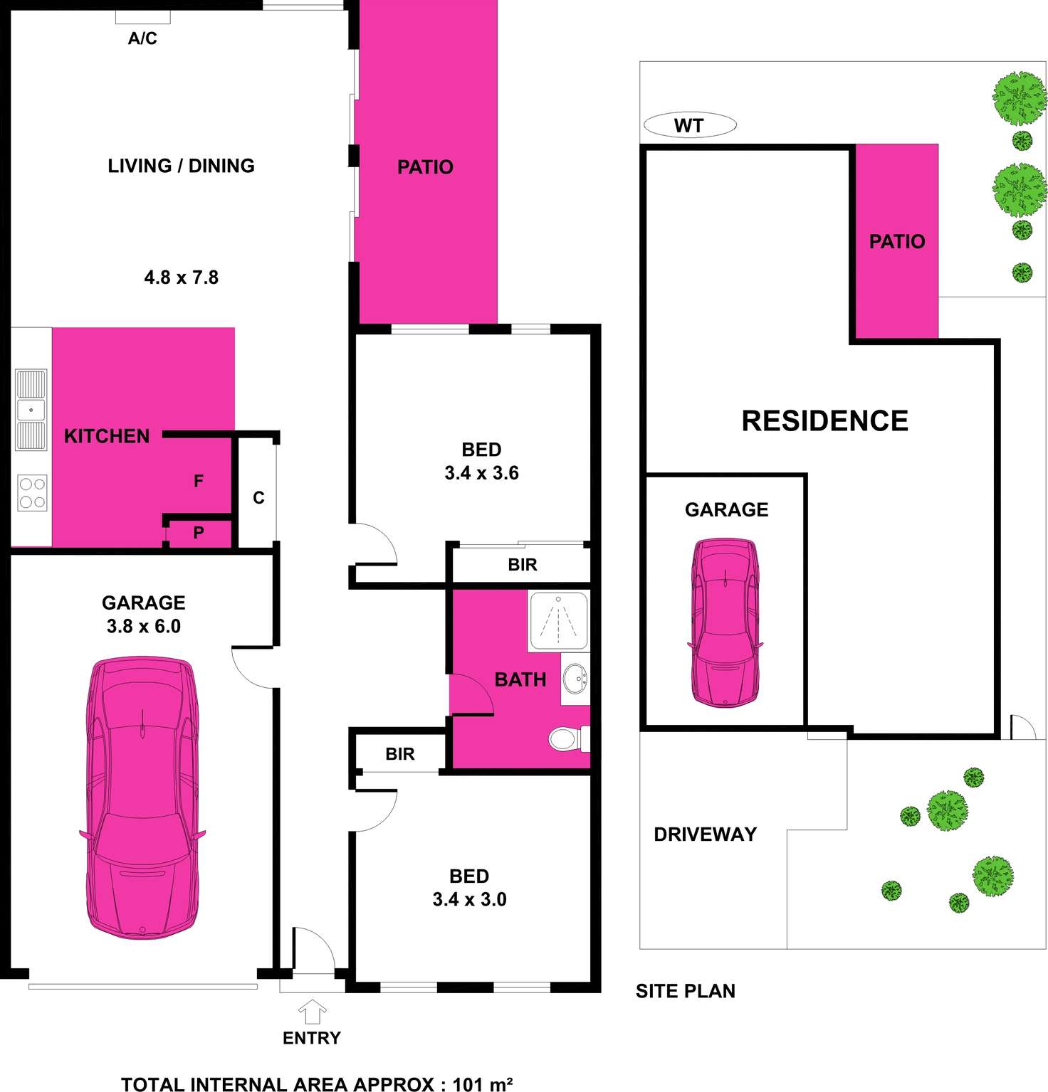 Floorplan of Homely unit listing, 5/5 Oxford Street, Whittington VIC 3219