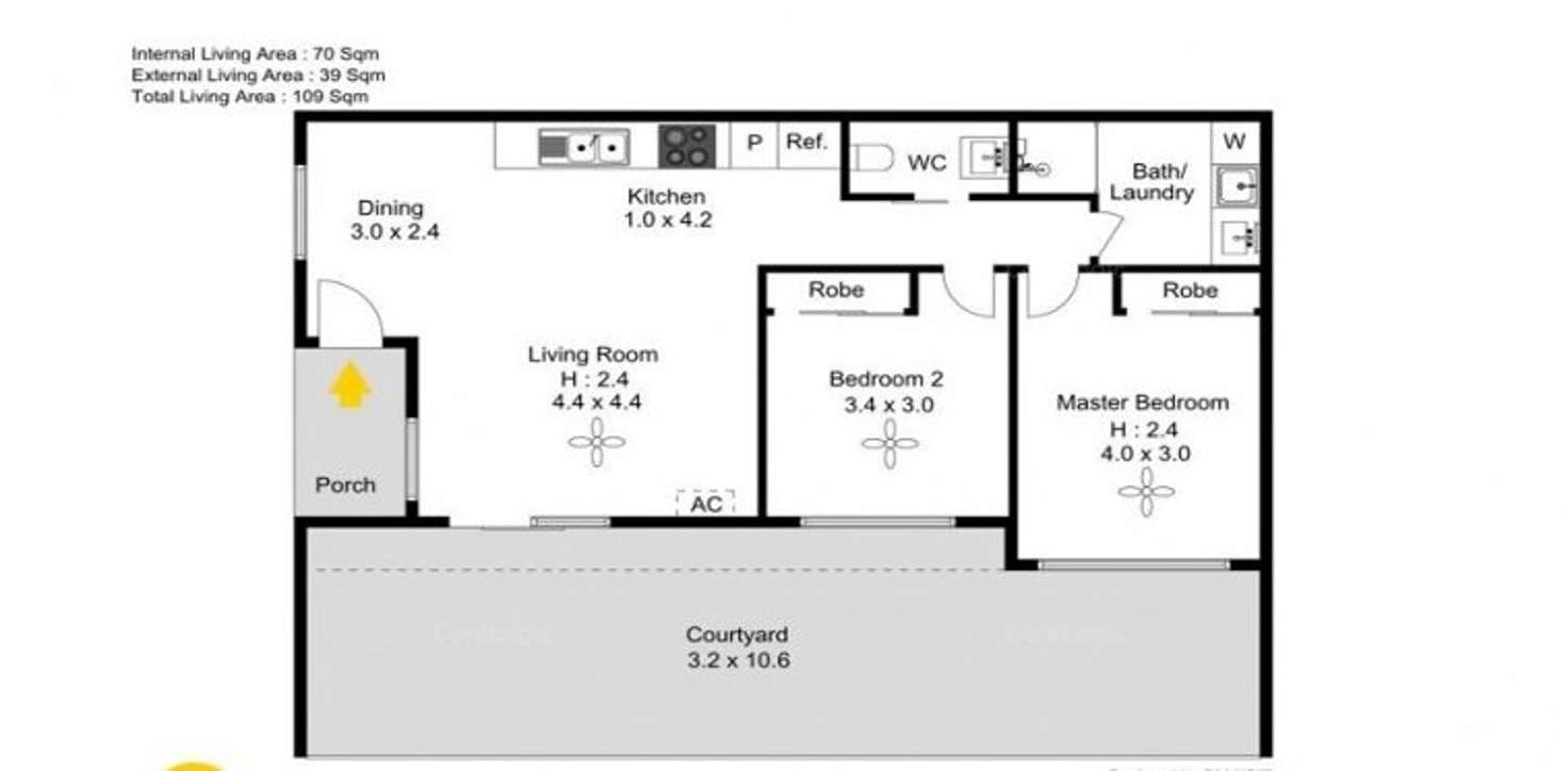 Floorplan of Homely unit listing, 32/34 Duffield Road, Kallangur QLD 4503