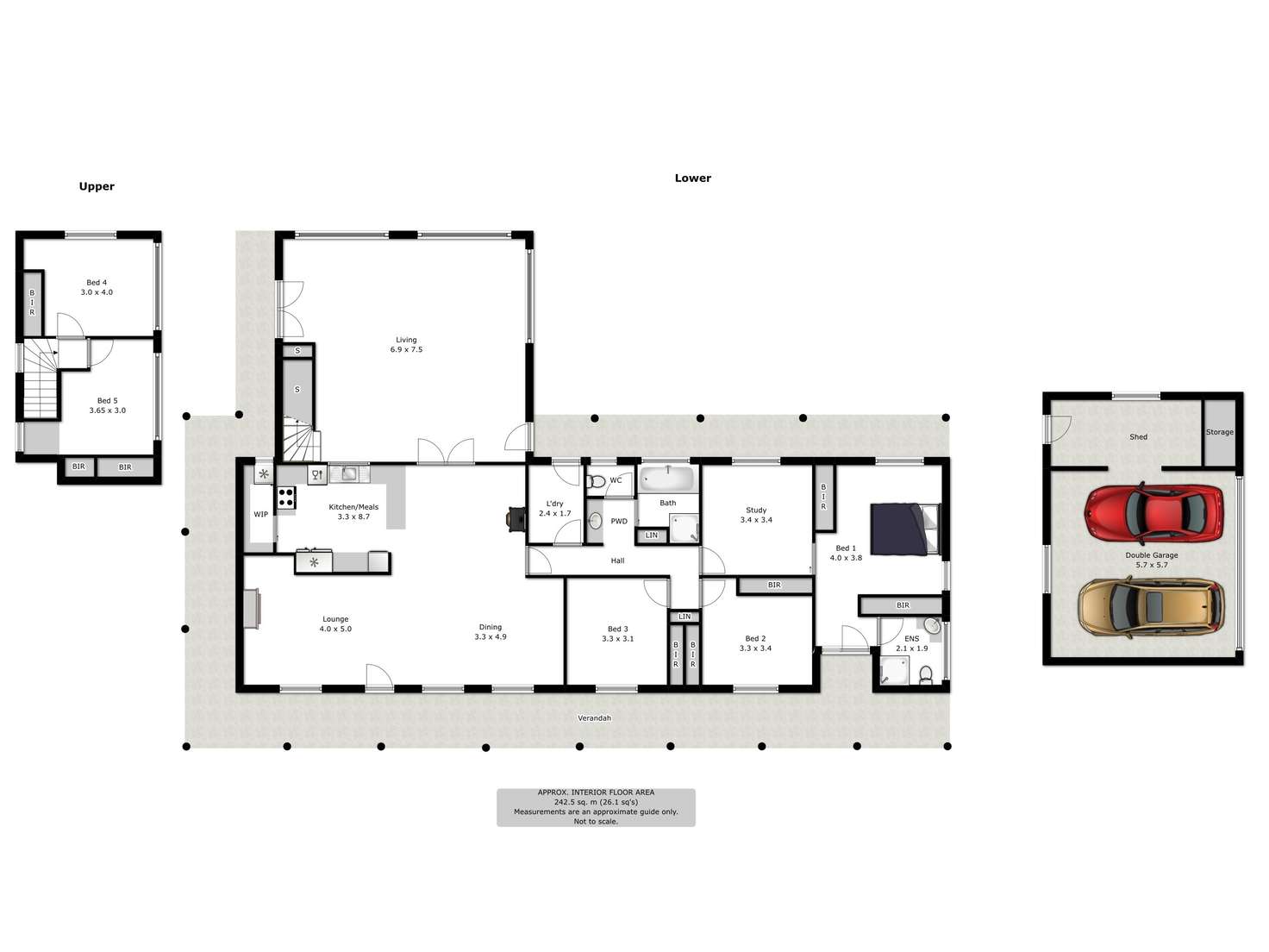 Floorplan of Homely house listing, 39 Barton Drive, Baranduda VIC 3691