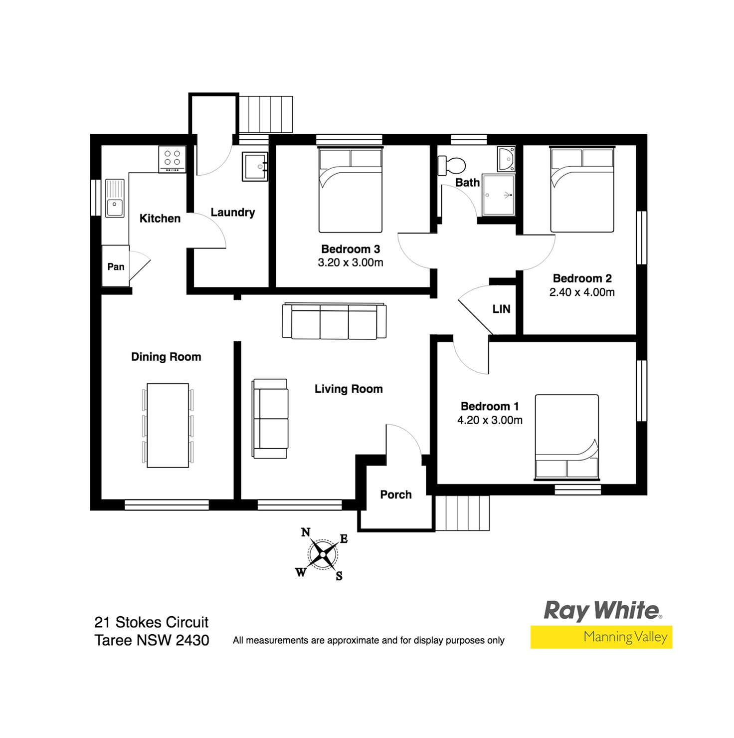 Floorplan of Homely house listing, 21 Stokes Circuit, Taree NSW 2430