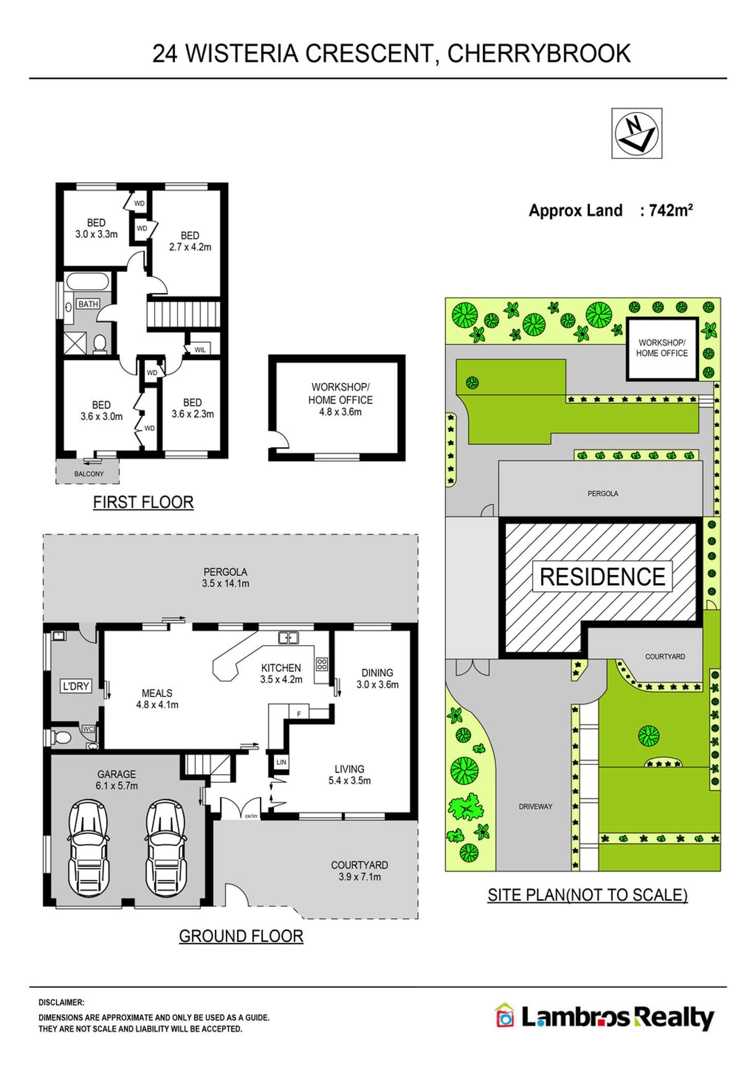 Floorplan of Homely house listing, 24 Wisteria Cr, Cherrybrook NSW 2126