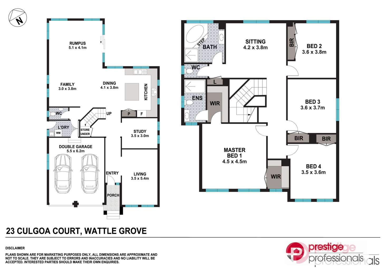 Floorplan of Homely house listing, 23 Culgoa Court, Wattle Grove NSW 2173