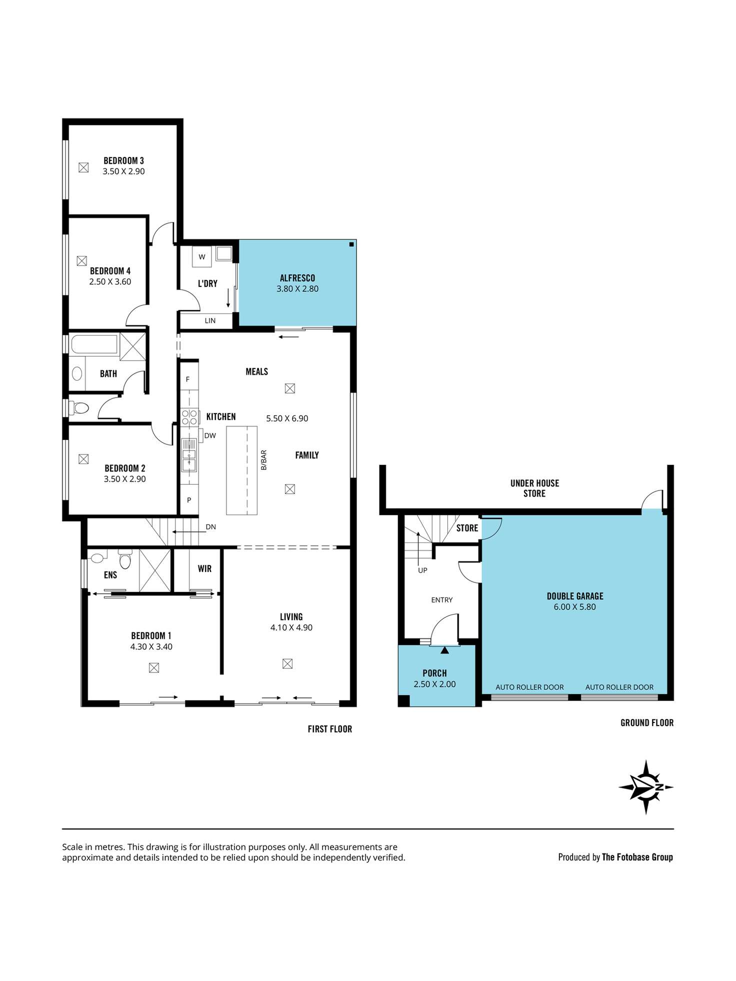Floorplan of Homely house listing, 44 Parrell Street, Seaford Meadows SA 5169