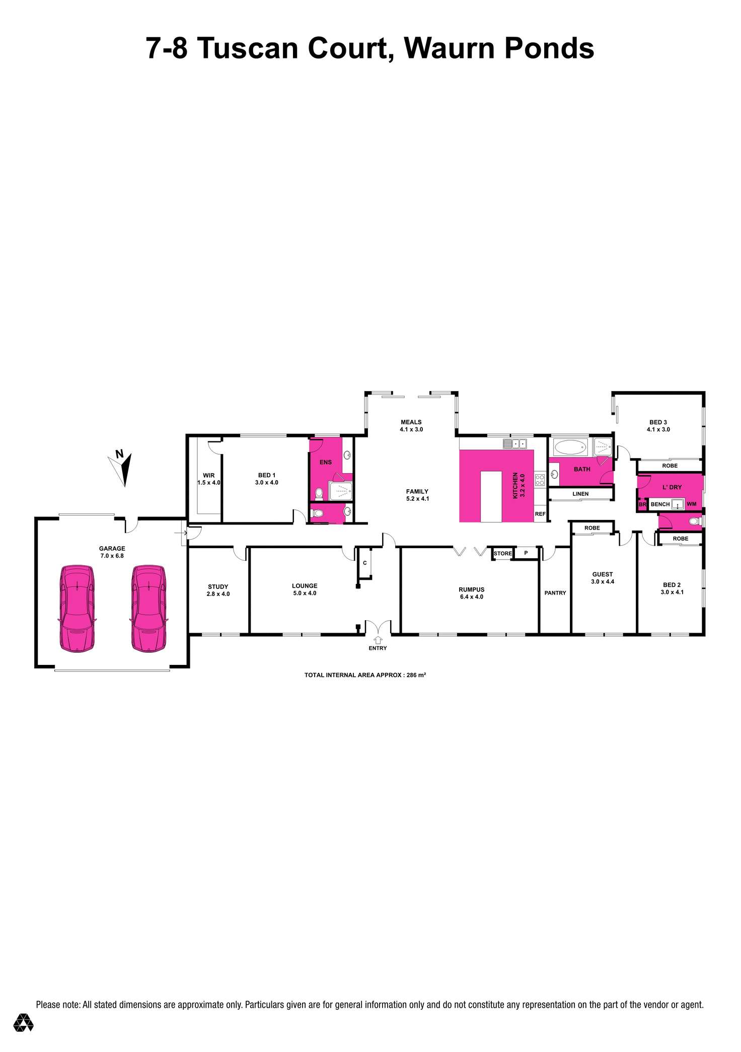 Floorplan of Homely house listing, 7-8 Tuscan Court, Waurn Ponds VIC 3216