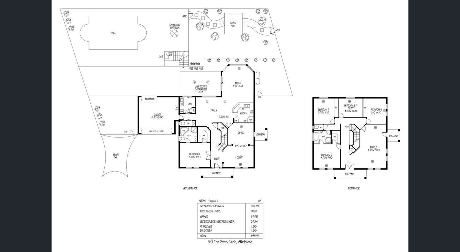 Floorplan of Homely house listing, 58 The Dress Circle, Athelstone SA 5076