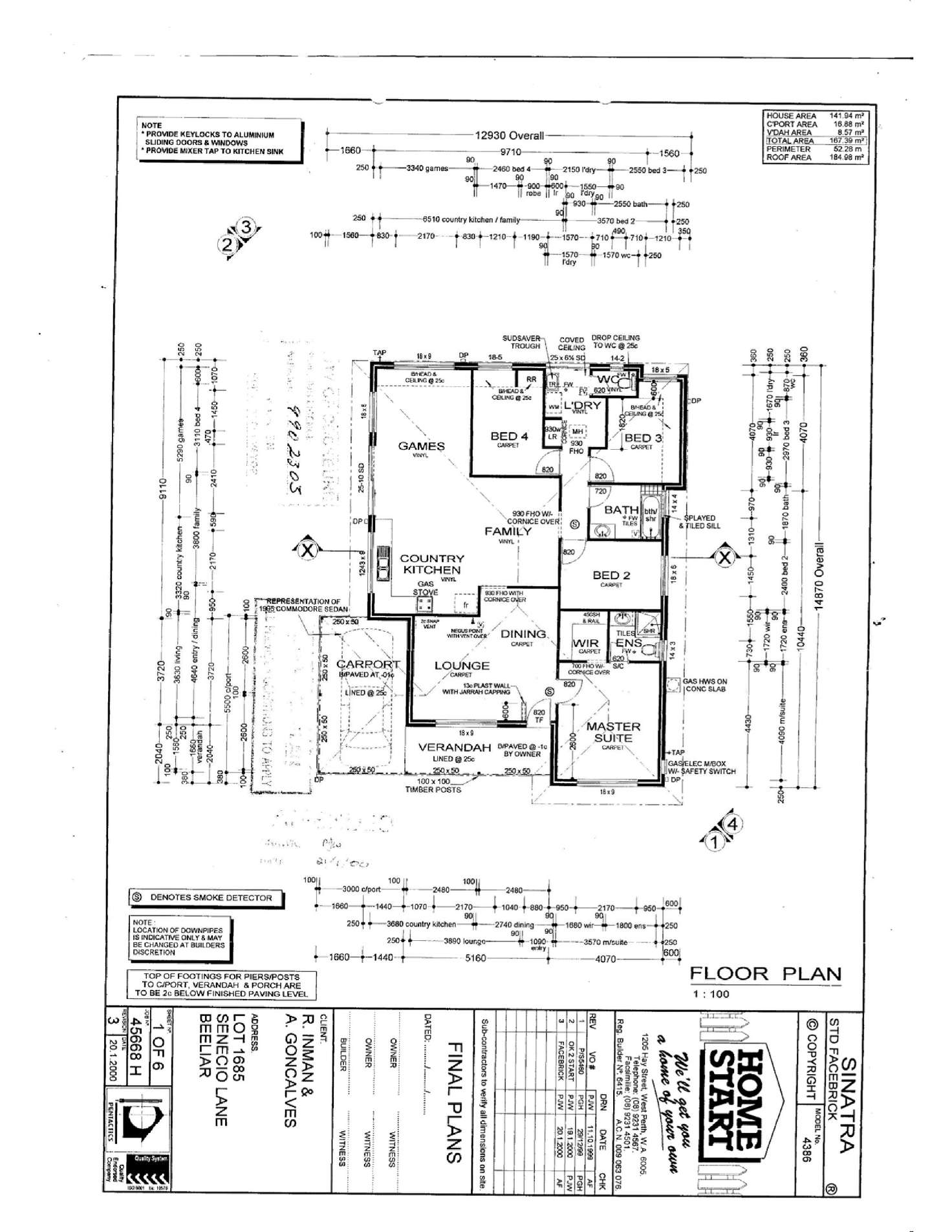 Floorplan of Homely house listing, 54 Senecio Lane, Beeliar WA 6164