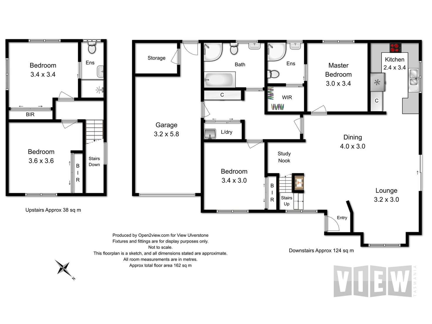 Floorplan of Homely townhouse listing, 1/26 Amber Court, Ulverstone TAS 7315