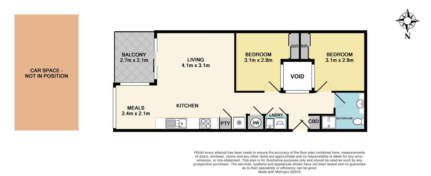 Floorplan of Homely apartment listing, 3.05/3 Chandler Road, Boronia VIC 3155