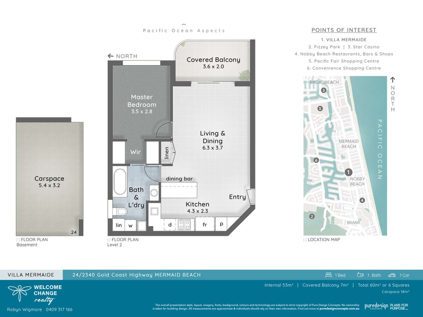 Floorplan of Homely unit listing, 24/2340 Gold Coast Highway, Mermaid Beach QLD 4218