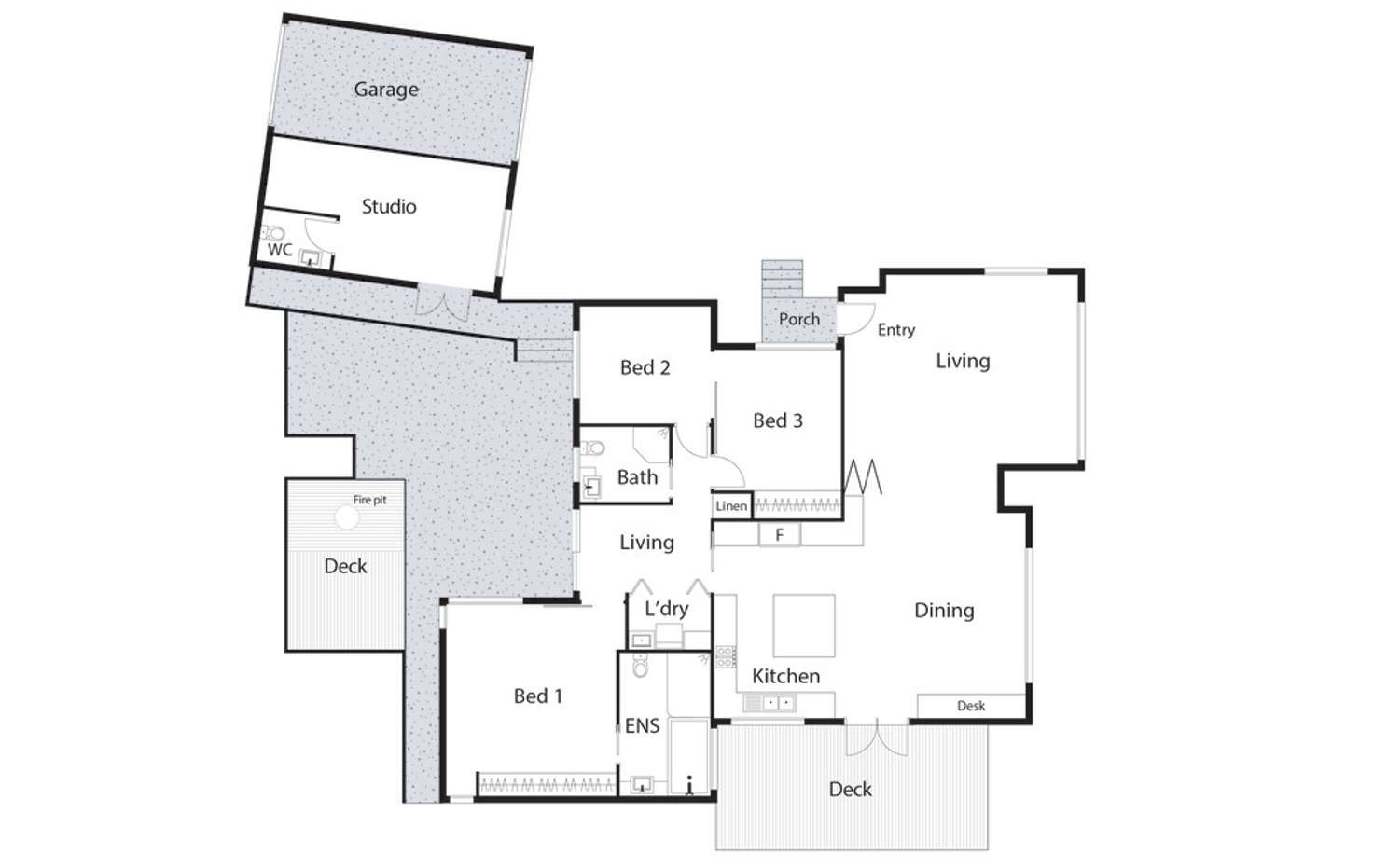 Floorplan of Homely house listing, 21 Dunstan Street, Curtin ACT 2605