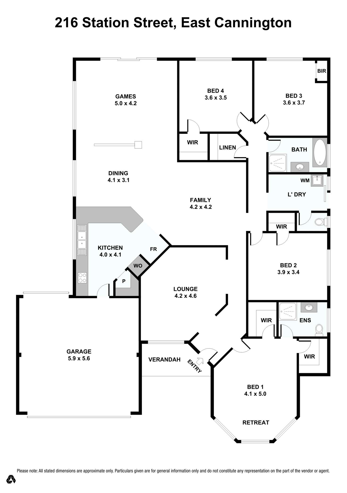 Floorplan of Homely house listing, 216 Station Street, East Cannington WA 6107