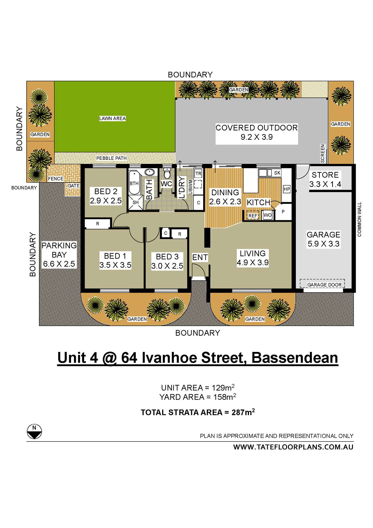 Floorplan of Homely house listing, 4/64 Ivanhoe Street, Bassendean WA 6054