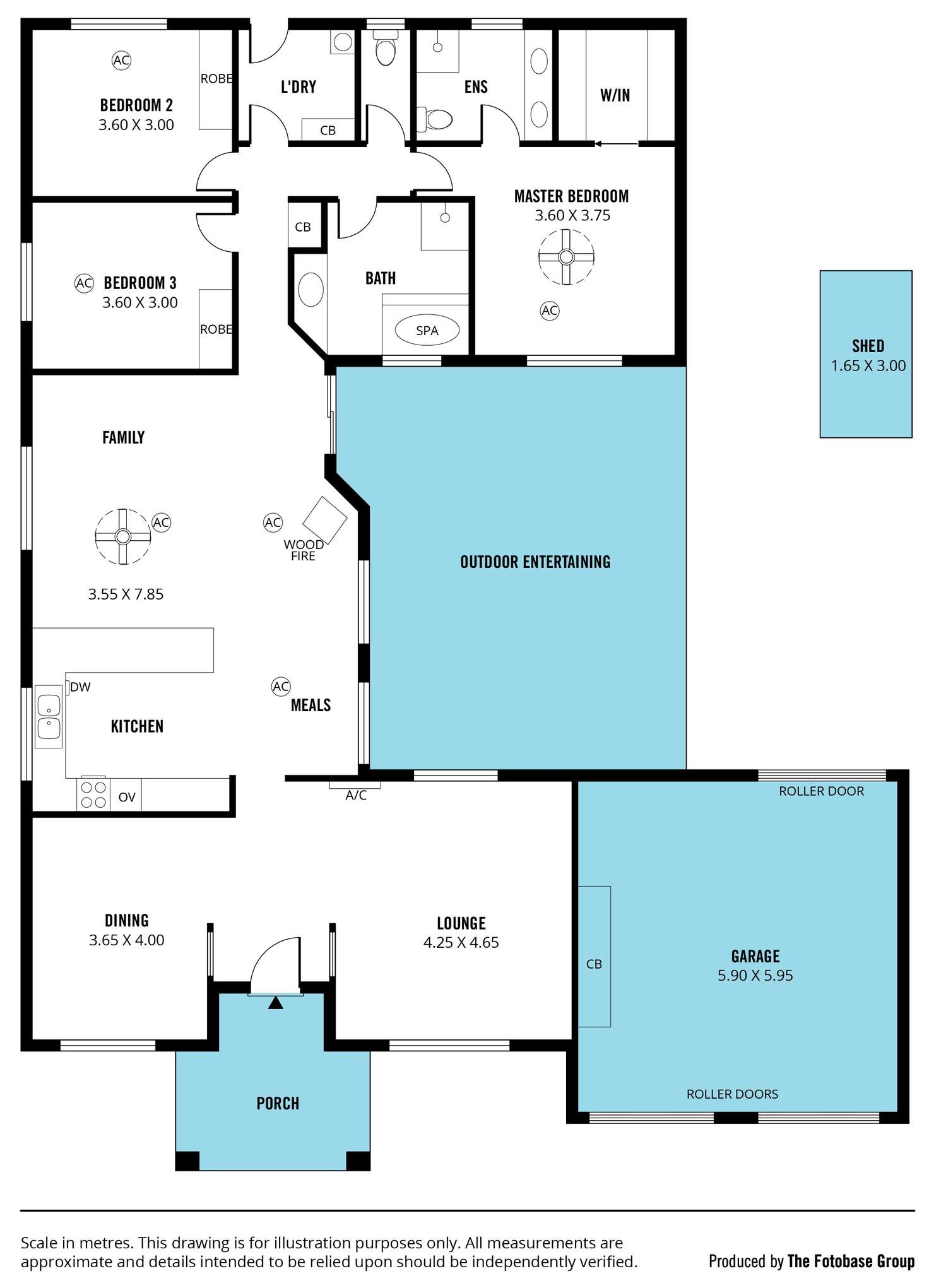 Floorplan of Homely house listing, 6 Waterford Circuit, Seaford Rise SA 5169