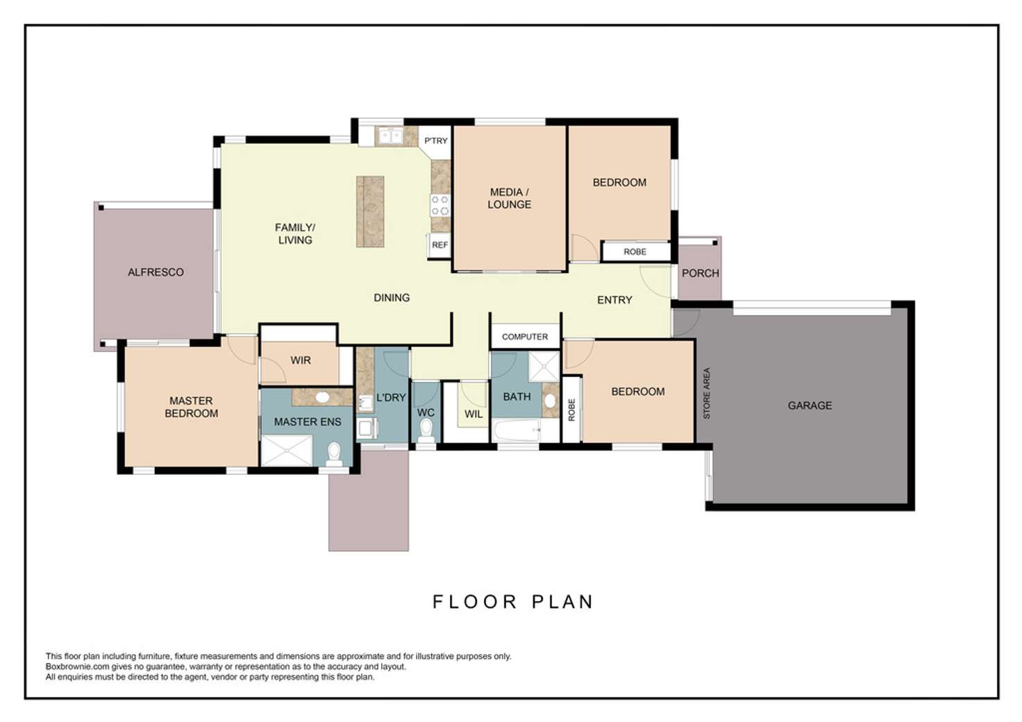 Floorplan of Homely house listing, 5 Bella Street, Landsborough QLD 4550