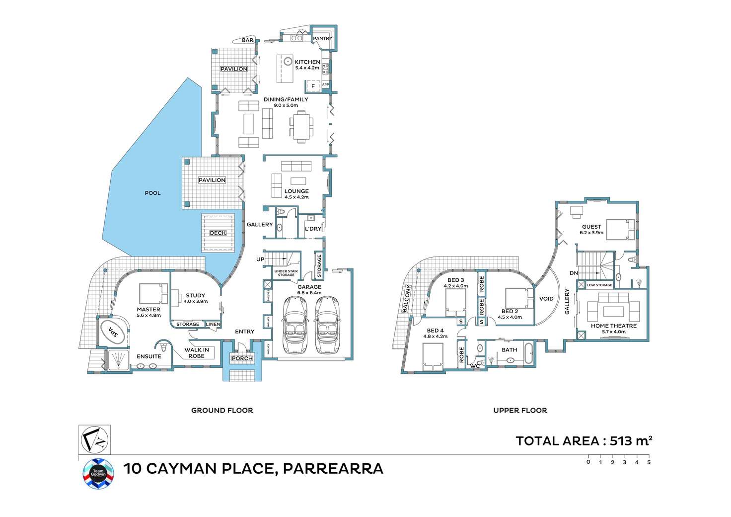 Floorplan of Homely house listing, 10 Cayman Place, Kawana Island QLD 4575