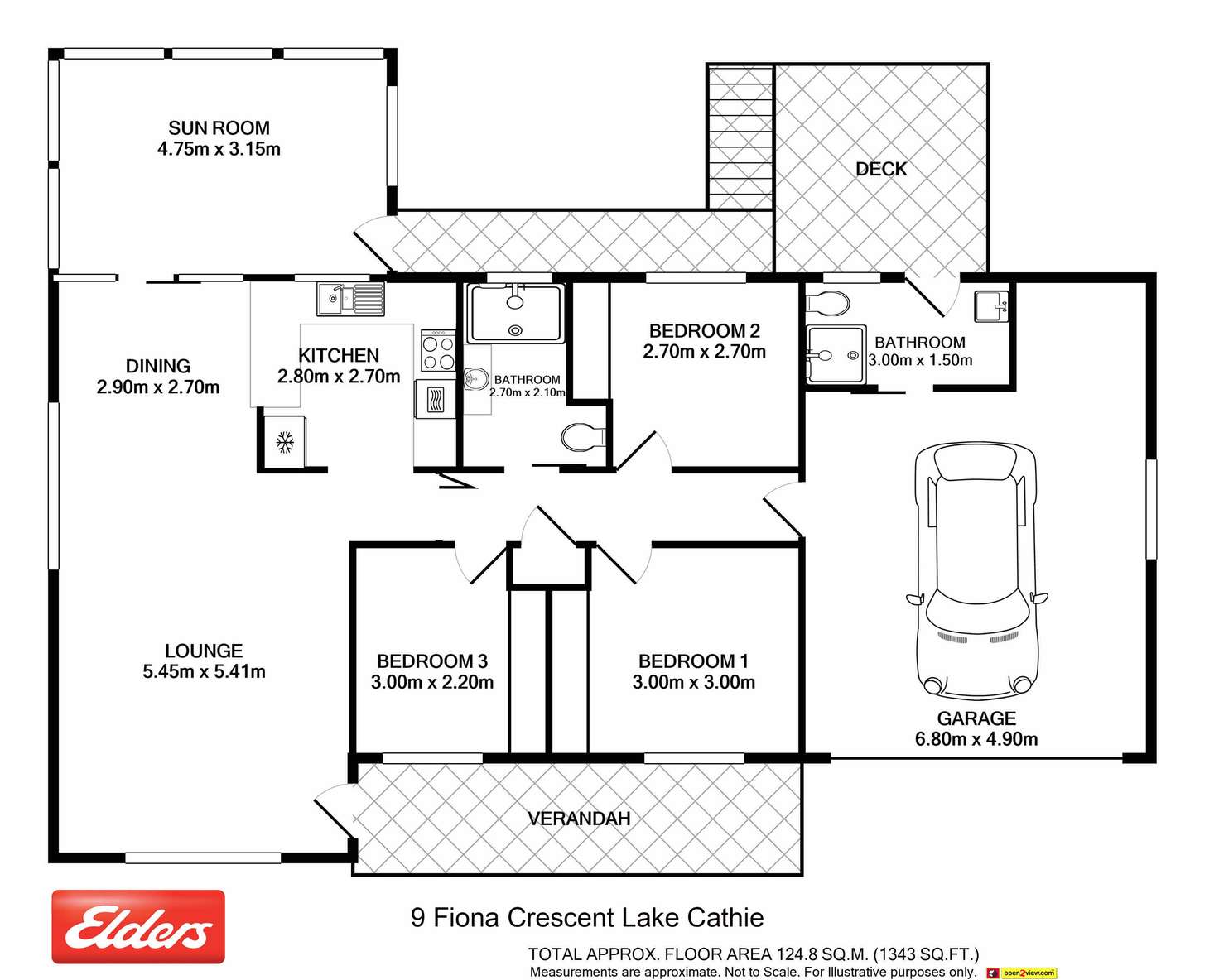 Floorplan of Homely house listing, 9 Fiona Crescent, Lake Cathie NSW 2445