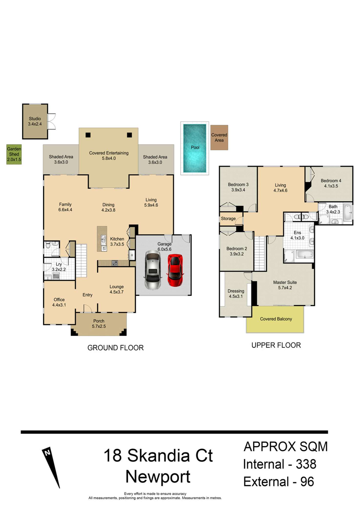 Floorplan of Homely house listing, 18 Skandia Crt, Newport QLD 4020