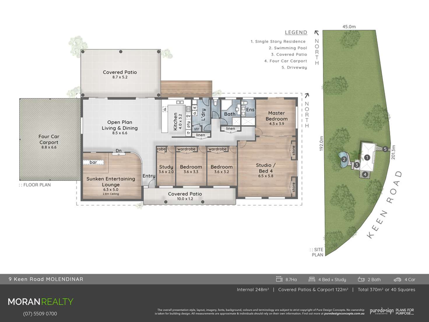 Floorplan of Homely house listing, 9 Keen Road, Molendinar QLD 4214