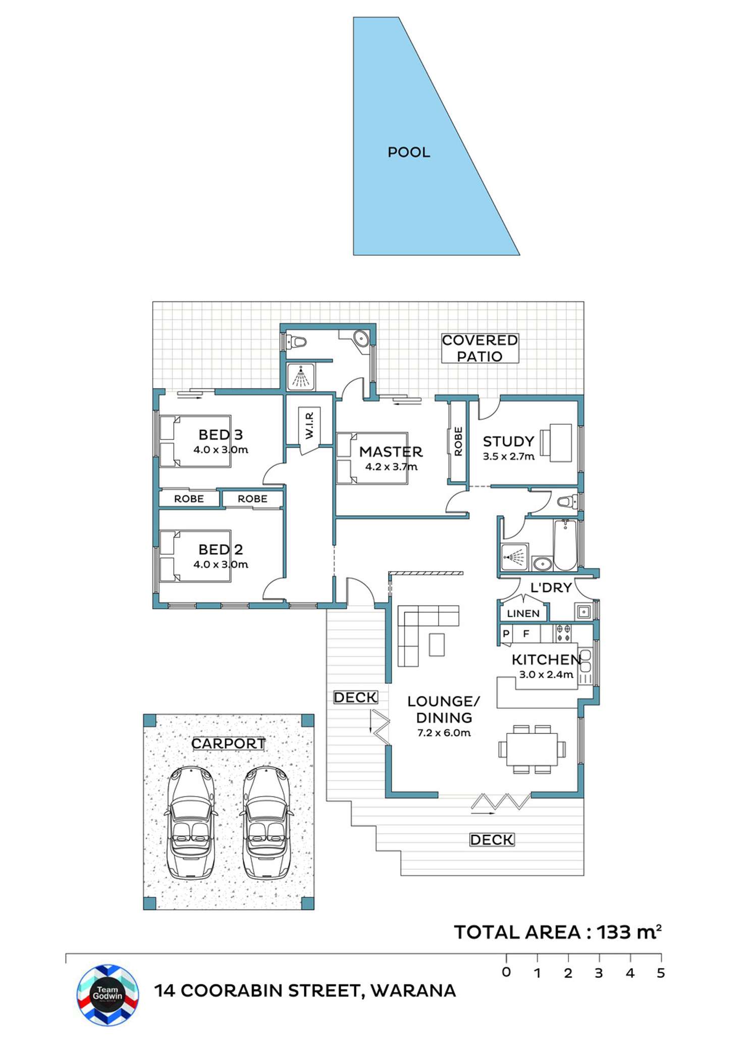 Floorplan of Homely house listing, 14 Coorabin Street, Warana QLD 4575