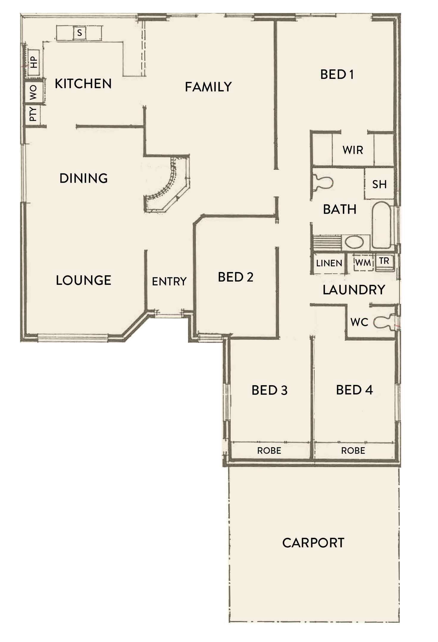 Floorplan of Homely house listing, 36 Kiap Road, South Yunderup WA 6208