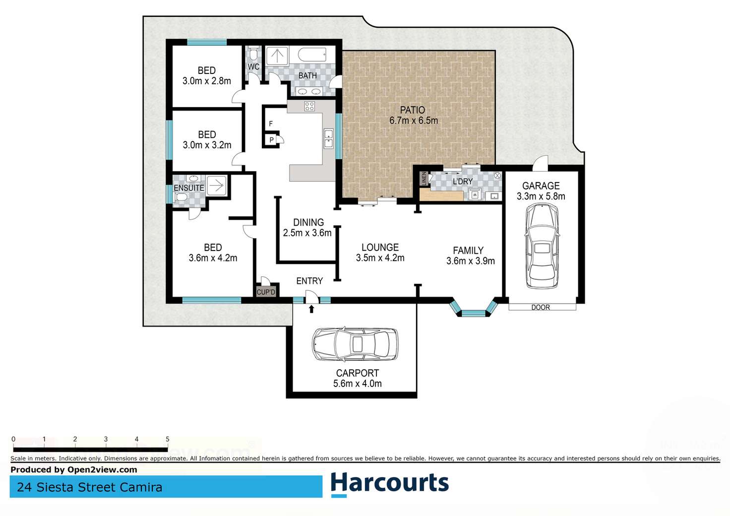 Floorplan of Homely house listing, 24 Siesta Street, Camira QLD 4300