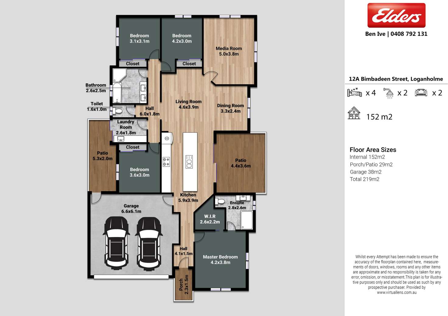 Floorplan of Homely house listing, 12a Bimbadeen Drive, Loganholme QLD 4129