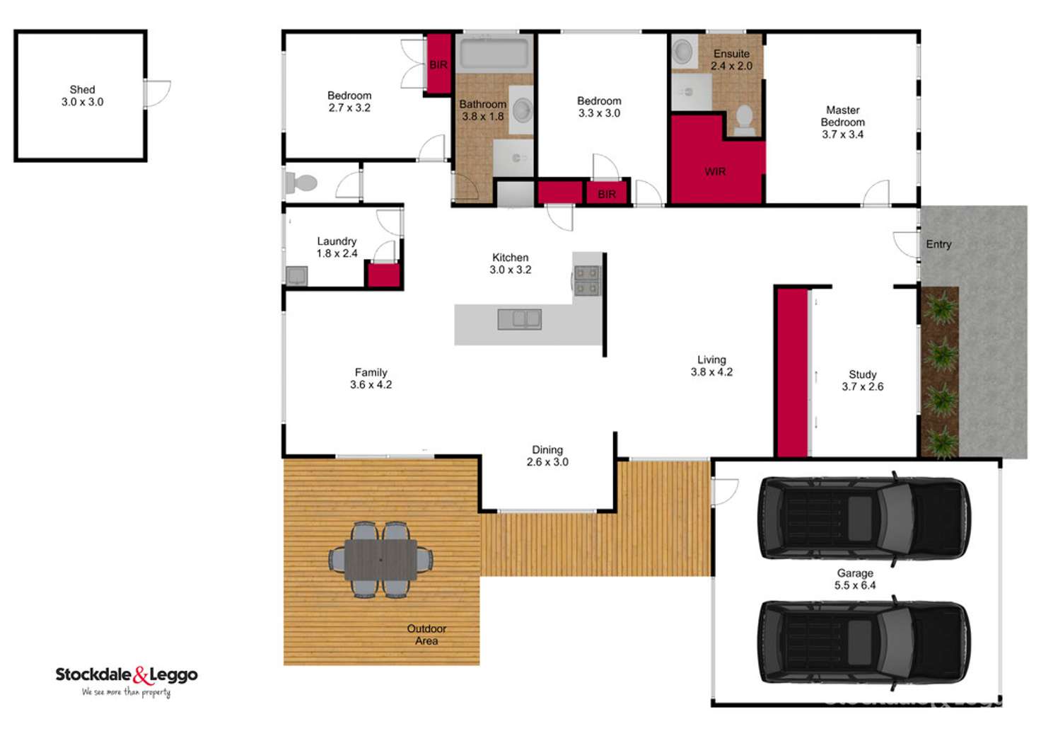Floorplan of Homely house listing, 7 Myrtle Crescent, Traralgon VIC 3844