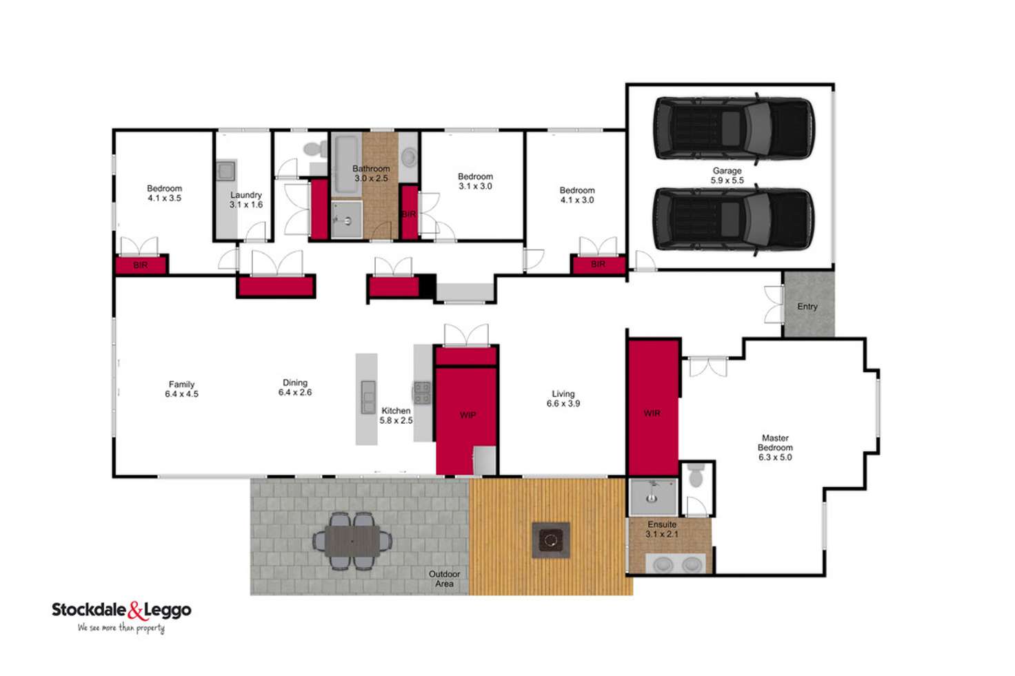 Floorplan of Homely house listing, 4 View Hill Drive, Traralgon VIC 3844